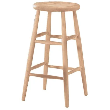 30" Scoop Seat Stool