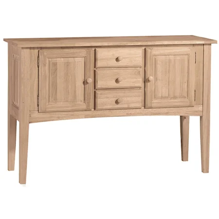 2-Door 3-Drawer Huntboard Server