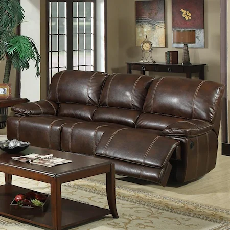 Casual Dual Recliner Sofa