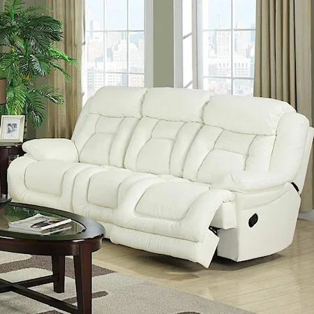 Contemporary Dual Recliner Sofa