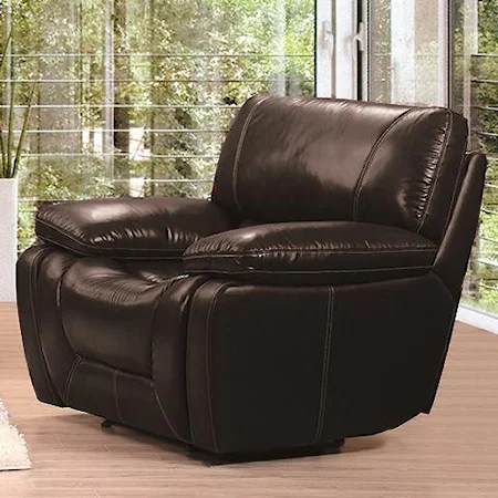 Casual Leather Recliner Chair