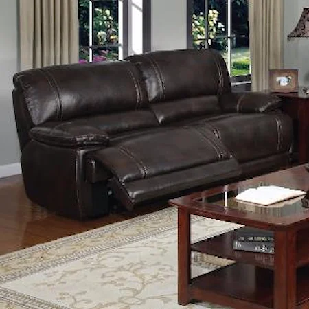 Dual Recliner Sofa w/ Pillow Arms