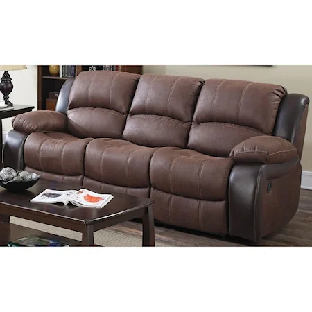 Casual Reclining Sofa