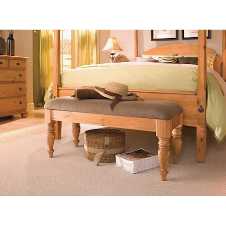 Bedroom 42" Upholstered Bench