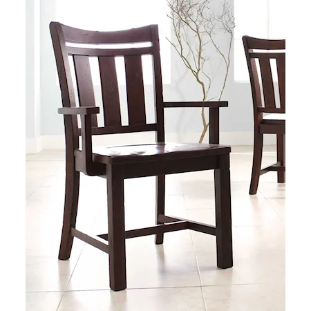 Slatted Arm Chair