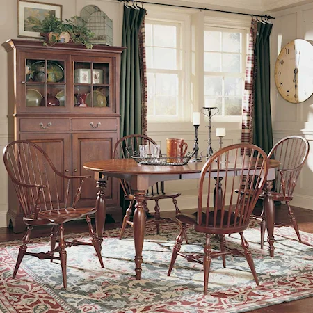 Oval Four Leg Dining Table