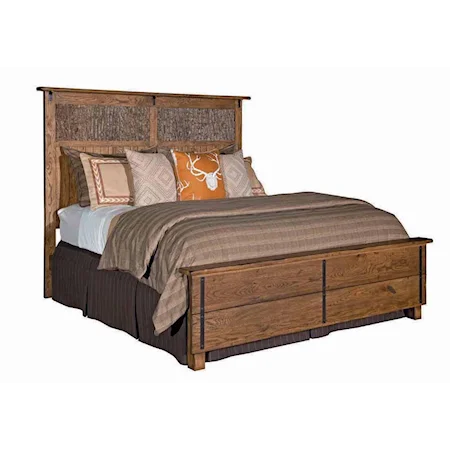 Linville Bed King with Bark Inserts