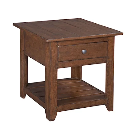 Albemarle Drawer One Drawer End Table