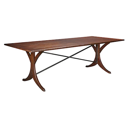 New River 94" Trestle Dining Table