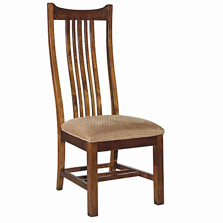 Montclair Side Chair with Upholstered Seat