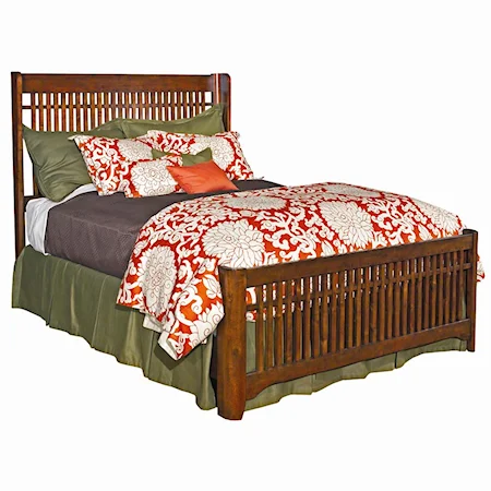 Queen Slat Headboard & Footboard Bed