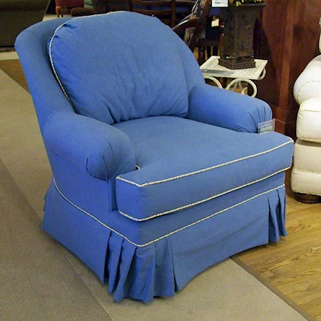 39" Loose Pillow Back Chair