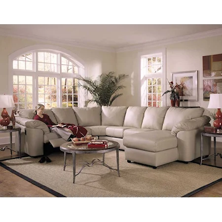 Modular Sectional Reclining Sofa