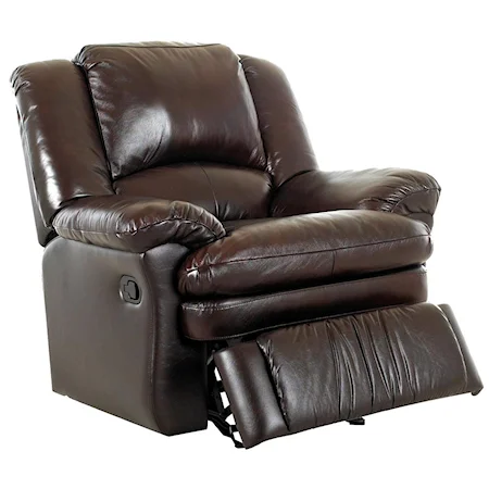 Leather Gliding Reclining Chair