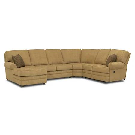 Reclining Sectional with Left-Side Chaise