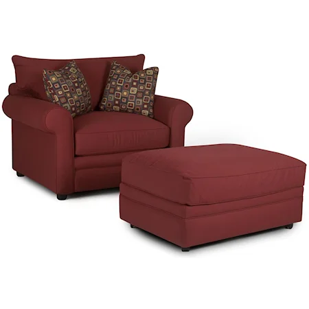 Casual Chair and Ottoman