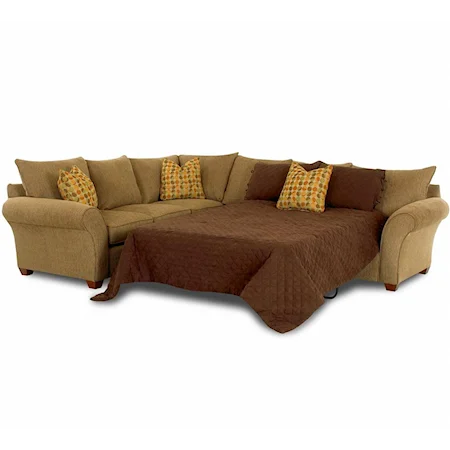 Sectional Sofa with Sleeper