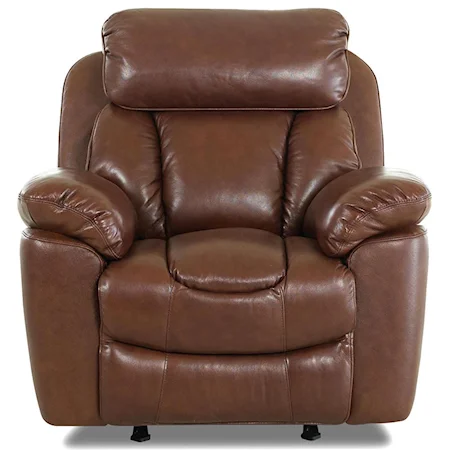 Leather Rocker Recliner