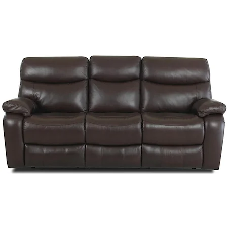 Reclining Sofa with Pillow Arms