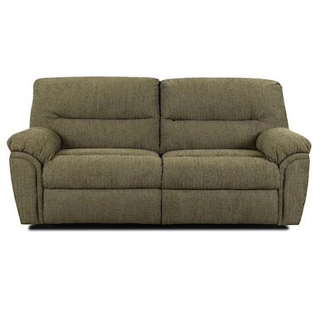 Reclining Sofa with Pillow Arms