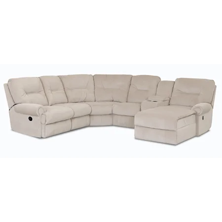 Traditional Reclining Sectional Sofa