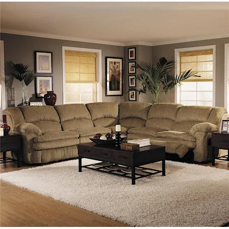 Contemporary Reclining Sofa Sectional