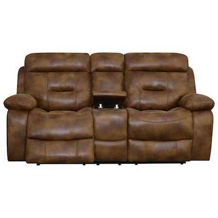Reclining Loveseat with Storage & Cupholders