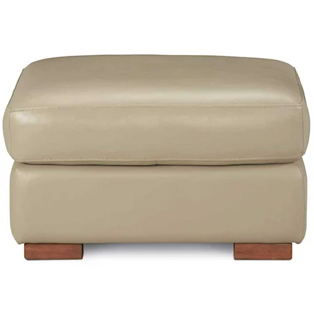 Leather Ottoman