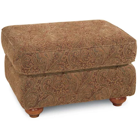 Padded Upholstered Ottoman