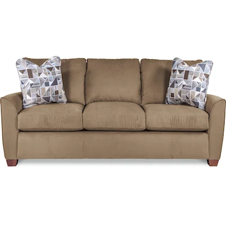 Casual Sofa with Premier ComfortCore Cushions