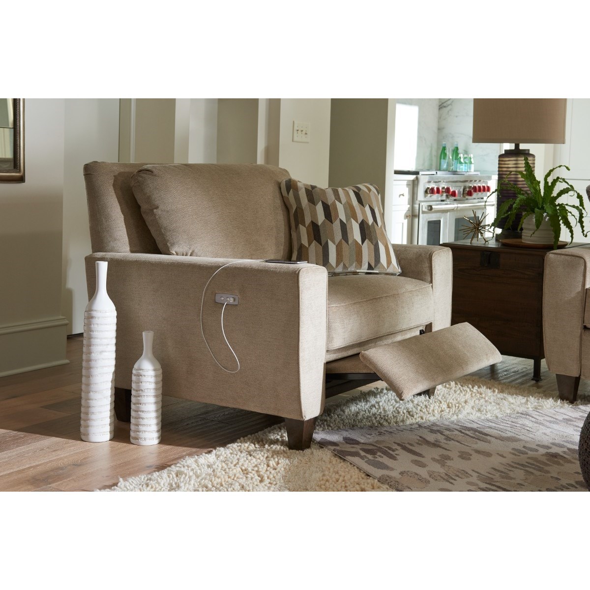 Edie duo reclining sales chair and a half