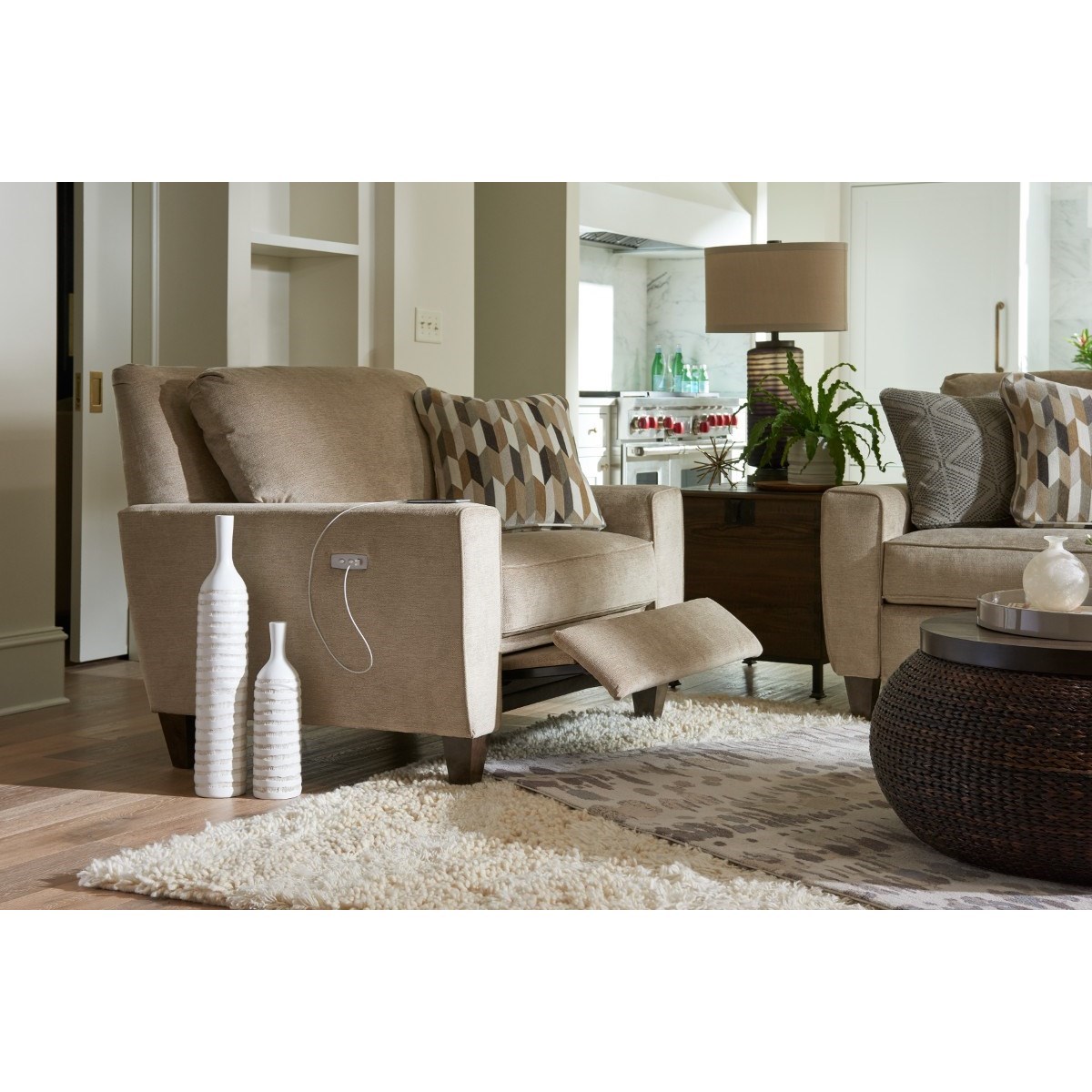 Edie Duo Reclining Chair and a Half by La Z Boy Buy Locally