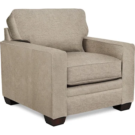 Contemporary Chair with Premier ComfortCore Cushion