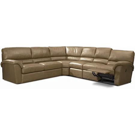 Supreme-Comfort™ Reclining Sectional Sofa with Full Sleeper