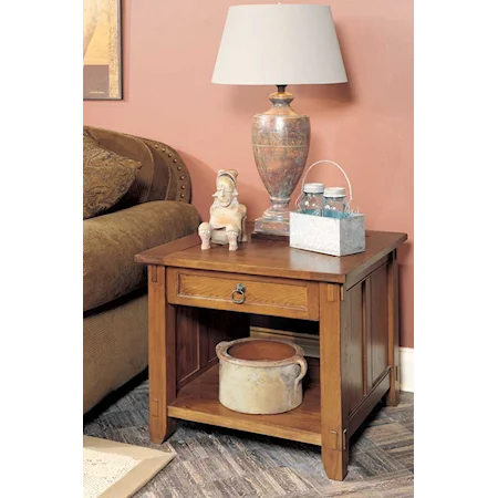 Square End Table