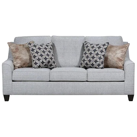 Stationary Sofa with Button Tufting