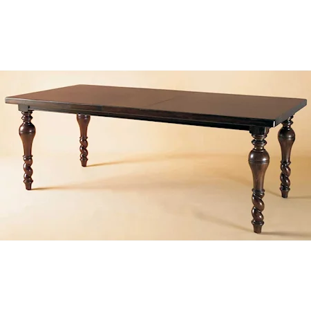 Twisted Leg Formal  Dining Table