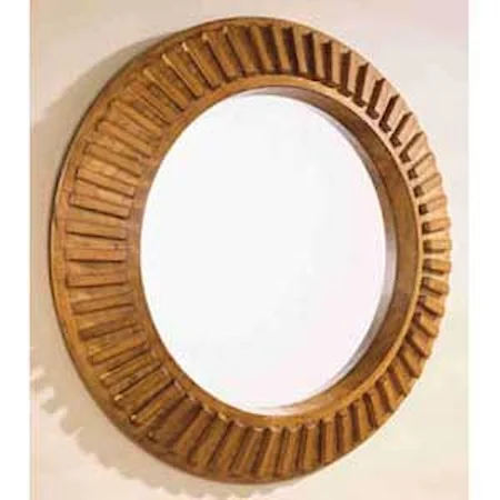 Round Gear Mirror