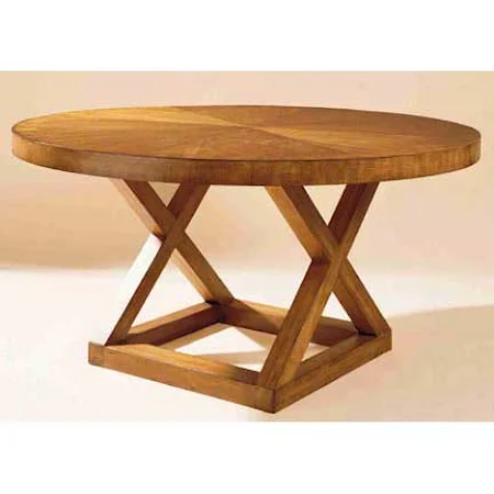 Round X-Base Table