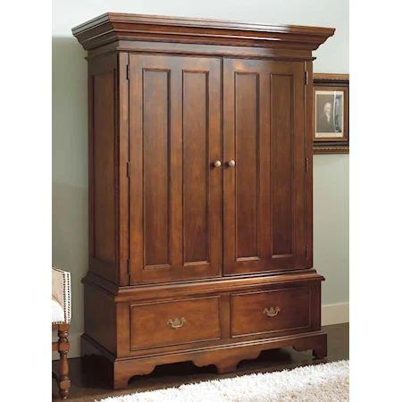 54" Six Drawer Armoire