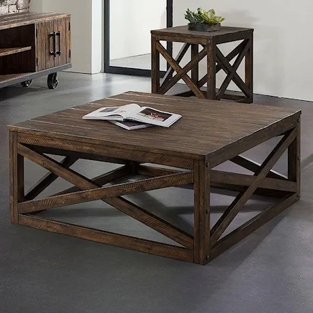 Modern Rustic Cocktail Table