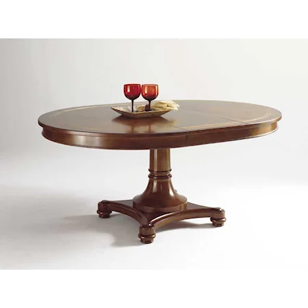 Round Dining Pedestal Table