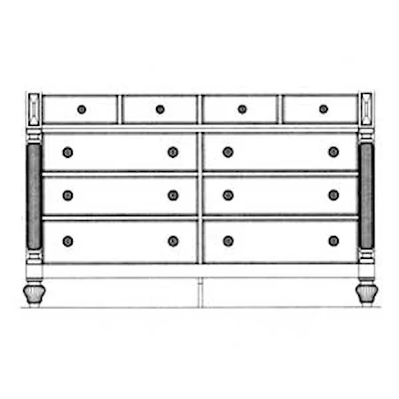 Seven Drawer Dresser