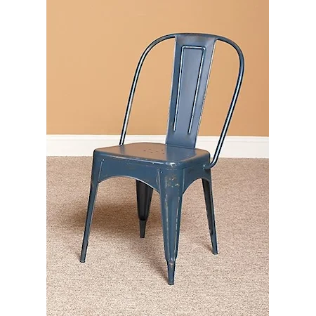 Industrial Metal Side Chair