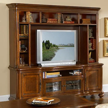 Traditional TV Console & Hutch