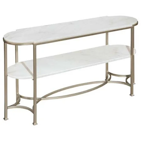 Console Table with Open Fixed Shelf