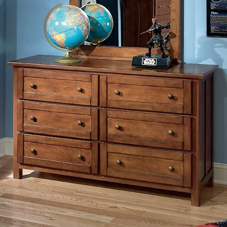 Six Drawer Dresser