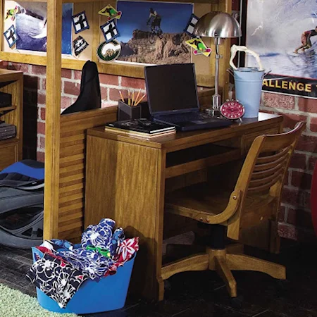 Student Desk With Keyboard Tray