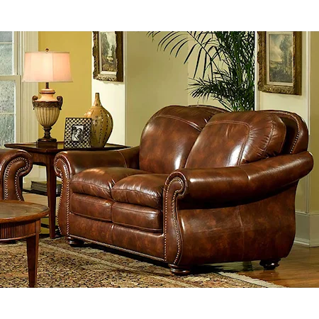 Leather Loveseat