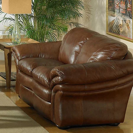 Leather Loveseat